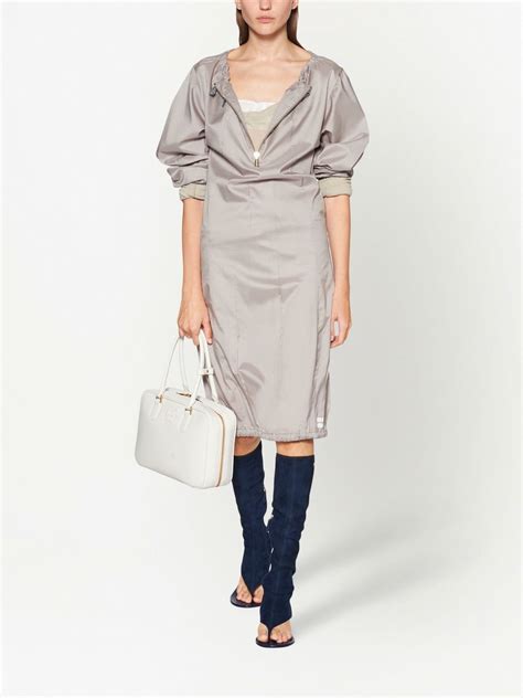 miu miu long sleeve dress|More.